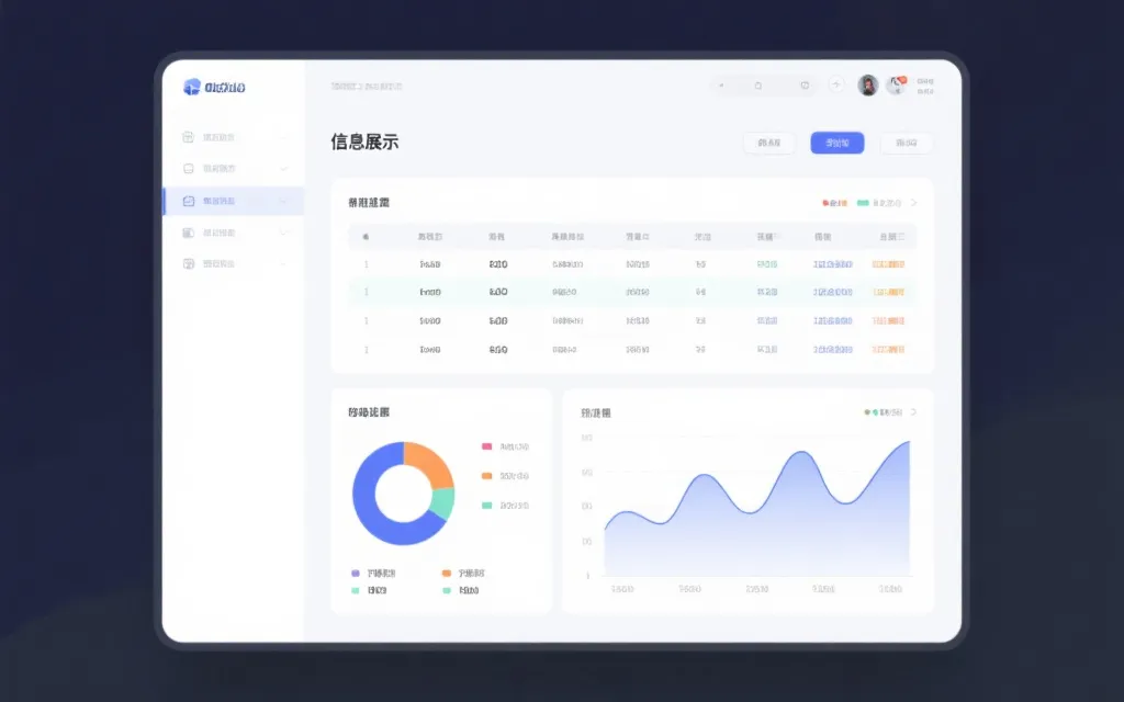 信息展示界面,清晰直观