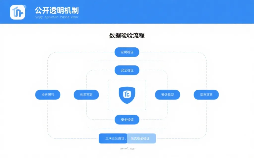 数据校验与公开透明机制示意图